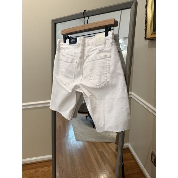 Hollister White Epic Denim Jean Shorts Mens W29 Length 30 NWT - Picture 3 of 4